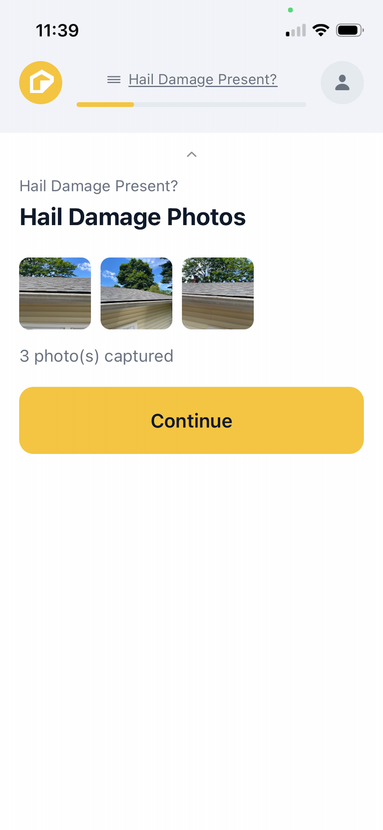 Photos captured during inspection